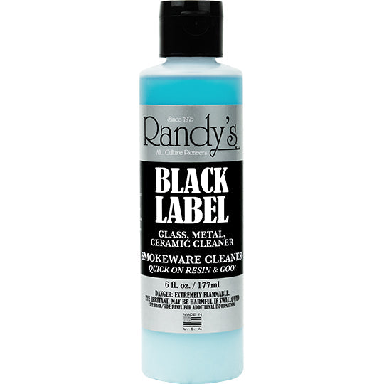 RANDY'S Black Label Glass Cleaner 6oz - (Various Counts)-Hand Glass, Rigs, & Bubblers
