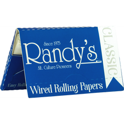 Randy's Classic Silver 77mm Rolling Paper 24 Papers Per Pack (25 Count Display)-Papers and Cones