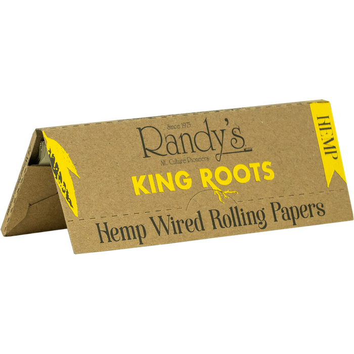 Randy's Roots Organic Hemp 110mm Rolling Paper 24 Papers Per Pack (25 Count Display)-Papers and Cones