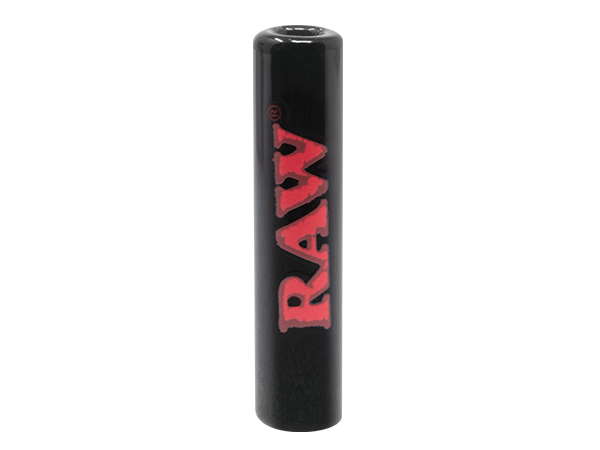RAW Authentic Authentic Black Glass Tips - (50 Count Jar)-Papers and Cones
