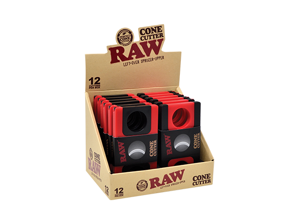 RAW Authentic Cone Cutter - (12 Count Display)-Rolling Trays and Accessories
