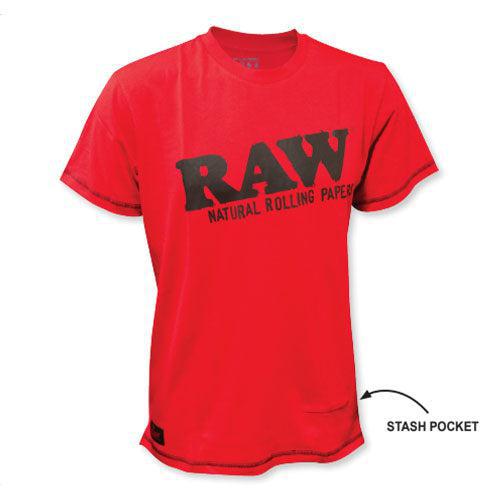 RAW Authentic Core Red T-Shirt - Various Sizes - (1 Count or 3 Count ...