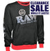 RAW Authentic Crewneck Sweatshirt - Black & Red - Various Sizes - (1 Count or 3 Count)-Novelty, Hats & Clothing