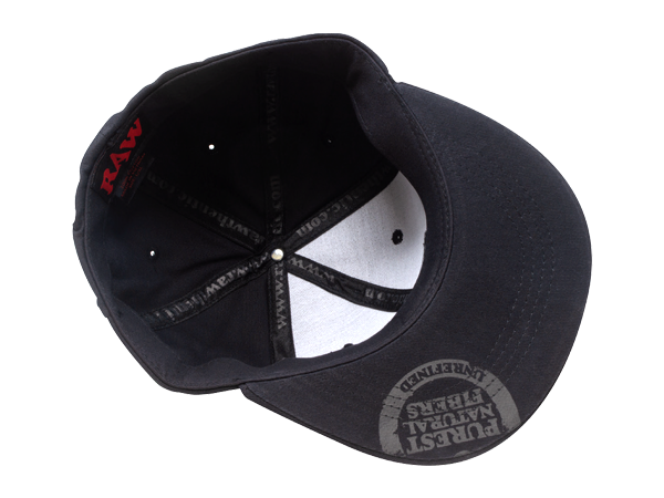 — Fit Black - on (Various Authentic MJ RAW Hat Flat Black Hat Flex Wholesale Brim Siz