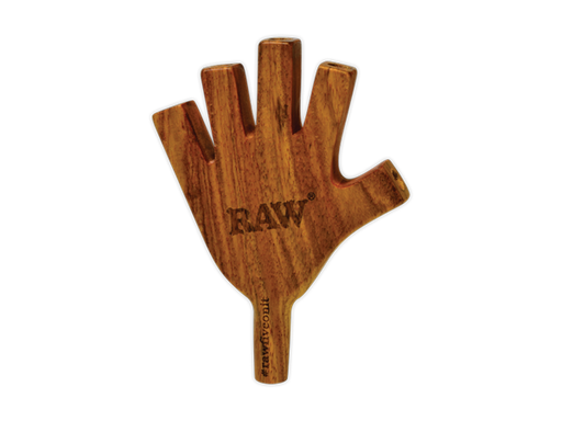 RAW Authentic Natural Wood Five On It Holder - (1 Count)-Rolling Trays and Accessories