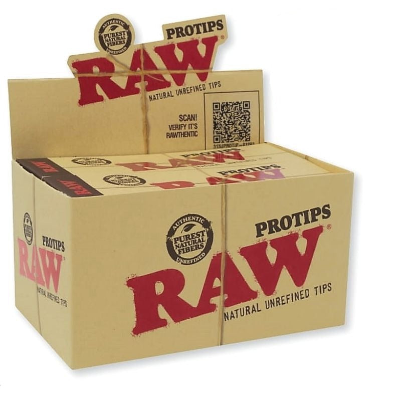 RAW Authentic Pro Tips - 21 Tips Per Pack - (24 Count Display)