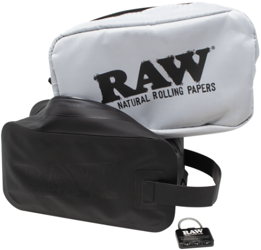 RAW Authentic RYOT Smell Proof Lockable Dopp Kit - (1 Count)-Lock Boxes, Storage Cases & Transport Bags