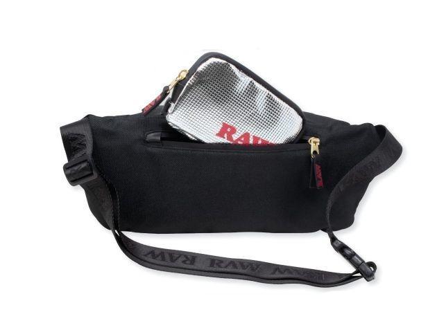 RAW Authentic X Rolling Papers Sling Bag - (1 Count)-Lock Boxes, Storage Cases & Transport Bags