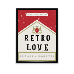 Retro Love Cig Poster-Poster