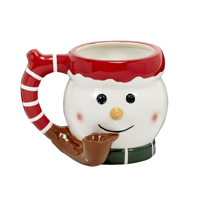 Roast & Toast Ceramic Mug "Snowman" - (1 Count)-Hand Glass, Rigs, & Bubblers