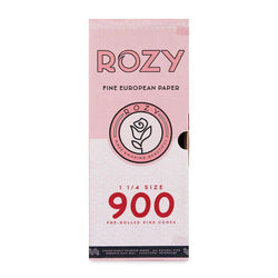 Rozy Pink 1 ¼ Size Pre-Rolled Cones – (900 Count Bulk)-Papers and Cones