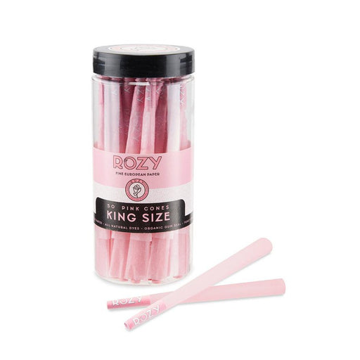 Rozy Pink King Size Pre-Rolled Cones – (50 Pack)-Papers and Cones
