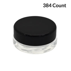 SAMPLE of 7ml Clear Glass Concentrate Container Black or White Cap - (1 Count SAMPLE)-Concentrate Containers and Accessories