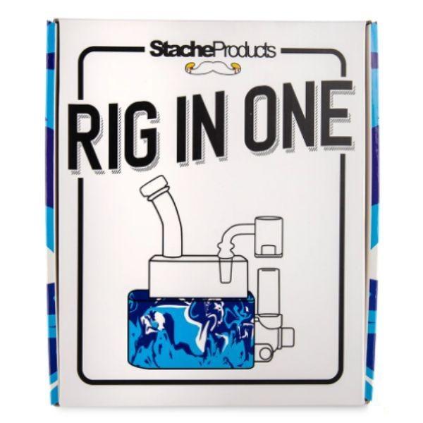 Stache RIO Makeover Rig In One - Various Colors - (1 Count)-Hand Glass, Rigs, & Bubblers