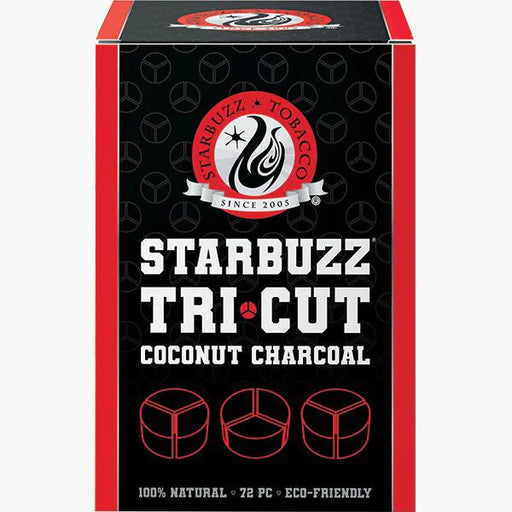 Starbuzz Premium Tri Cut Coconut Charcoal - (72 Count Per Box)-Hand Glass, Rigs, & Bubblers