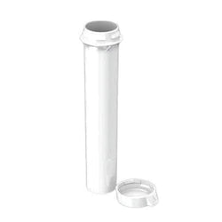 Opaque White Child Resistant Joint Tube 95mm - 1,000 Count