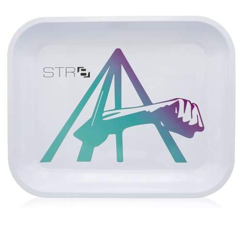 STR8 Metal Rolling Tray - Motown Fist- Available mini, Small, or Large (1,5 OR 10 Count)-Rolling Trays and Accessories