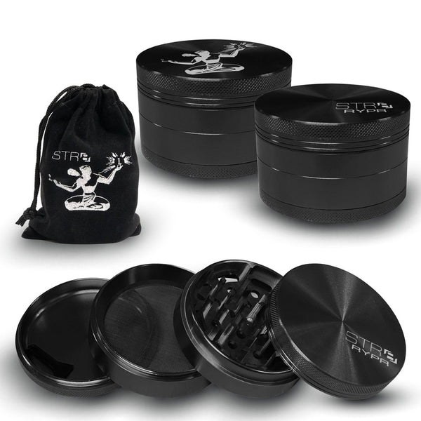 STR8 RYPR Aluminum Grinder - 4 Piece - 75mm - Various Colors (1