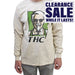 THC Long Sleeve T Shirt - Various Sizes - (1 Count or 3 Count)-Novelty, Hats & Clothing