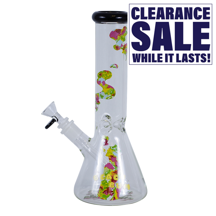 The Beach Bum 12″ Water Bubbler 3 Styles To Choose From-1ct-Hand Glass, Rigs, & Bubblers