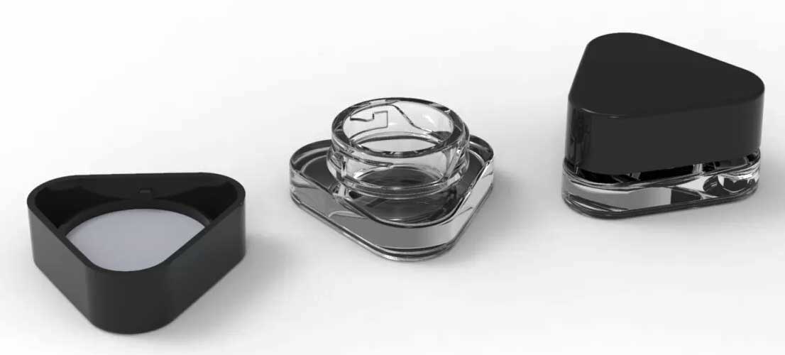 9ML CR Clear Dab Jars / Concentrate Containers - 320 Jars
