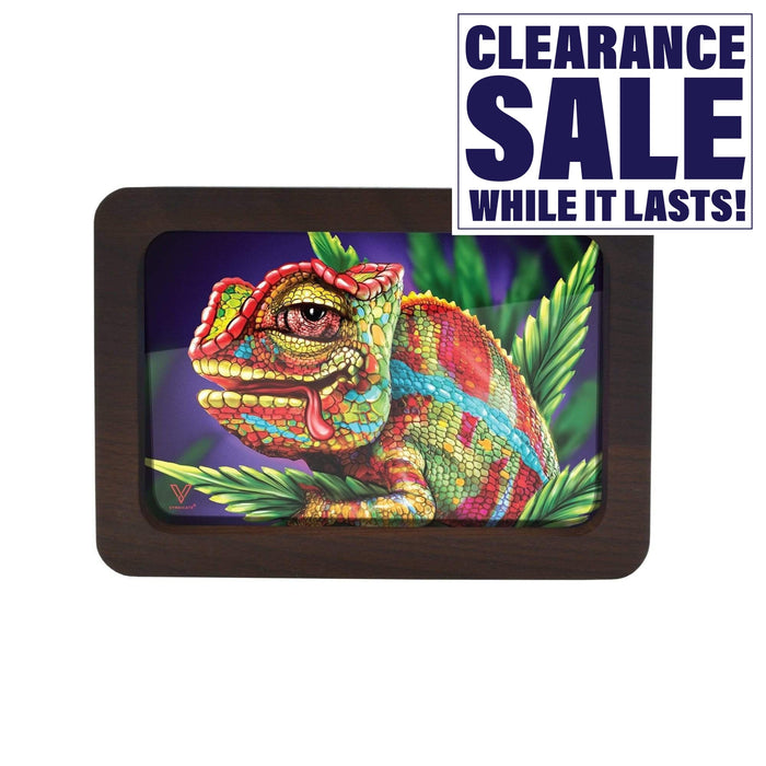 V Syndicate High Def 3D Wood Medium Rolling Tray - Various Designs - (1 Count)-Rolling Trays and Accessories