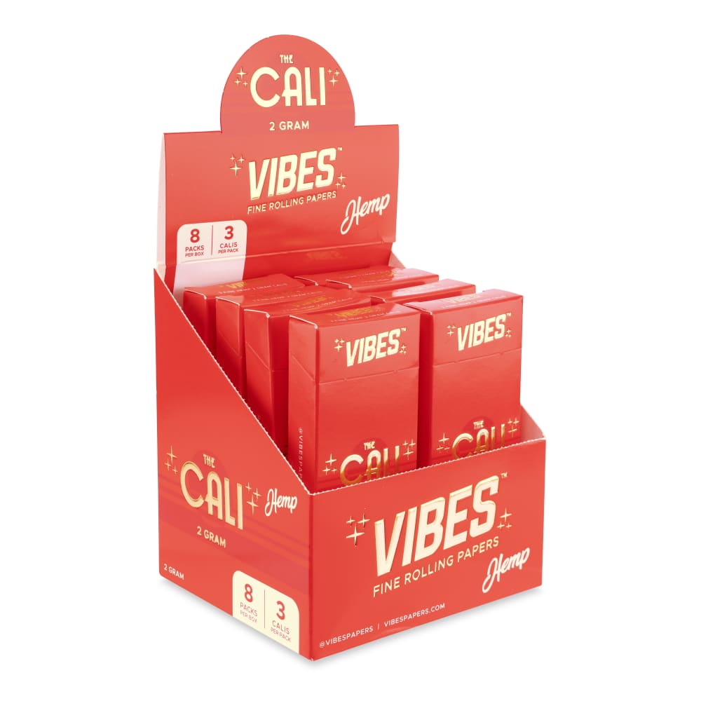 Hemp Cones Vibes/ 1 ¼ (30 Packs Per Box-6 Cones Per pack) — MJ Wholesale