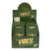 Vibes - The Cali - Organic Hemp 3 Gram Cylindrical Shape Paper - 3 Per Pack - (8 Count Per Display)-Papers and Cones