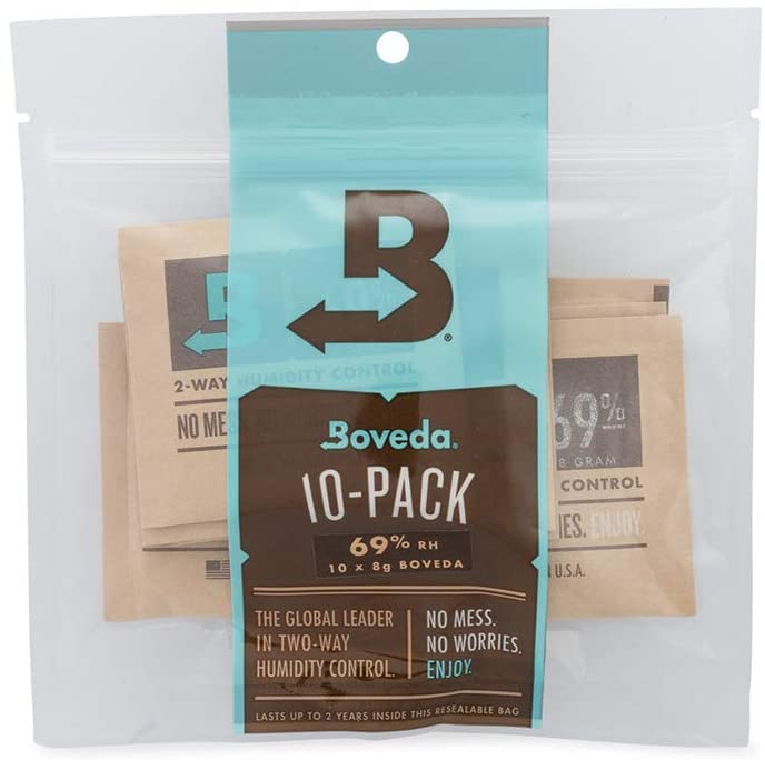 Vivi Fresh Boveda 69% Humidity Pack Small 8 Gram - (10 Count, 50 Count or 100 Count Display)-Humidity Packs