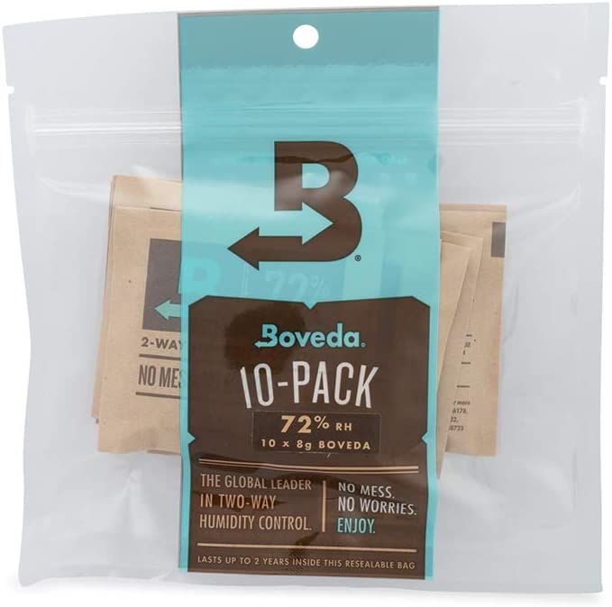 Vivi Fresh Boveda 72% Humidity Pack Small 8 Gram (10 Count, 50 Count or 100 Count Display)-Humidity Packs