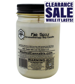 Washed Limited Pine Treez 10oz Soy Candle - (1CT, 3CT, 6CT OR 12 Count)-Air Fresheners & Candles