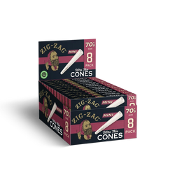 Zig-Zag 70's Ultra Thin Cones 18 Per Pack - (8 Count Per Display)-Papers and Cones