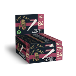 Zig-Zag 70's Ultra Thin Cones 24 Per Pack - (12 Count Per Display)-Papers and Cones