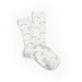 Zig-Zag Classic Socks - Step & Repeat White - (1 Count)-Novelty, Hats & Clothing