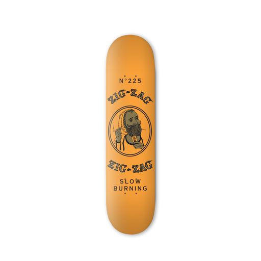 Zig-Zag French Orange Skateboard - (1 Count)-Novelty, Hats & Clothing