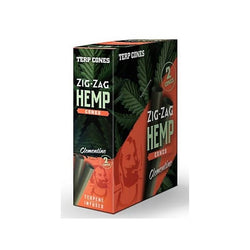 Zig-Zag King Size Hemp Cones - 2 Cones Per Pack - Various Flavors Available - (15 Count Displays)-Papers and Cones