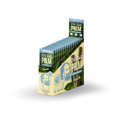 Zig-Zag Mini Palm Rolls - Various Flavors - (2 Per Pack - 15 Packs Per Display)-Papers and Cones