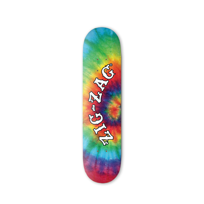 Zig-Zag Tie-Dye Skateboard - (1 Count)-Novelty, Hats & Clothing