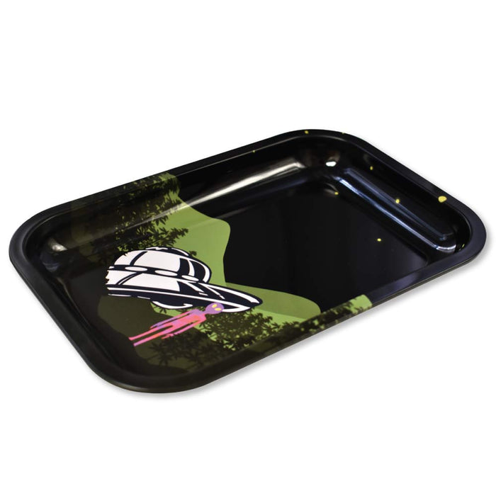 Fujima Leaf Rolling Tray Stash Box | 8x5.75 | Asst | 6pc Display