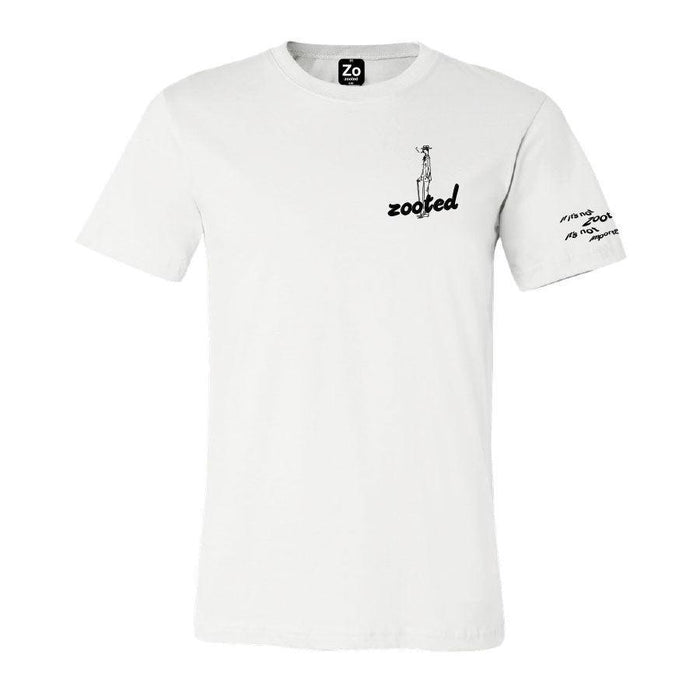 Zooted Brandz - Guy White T Shirt - (1, 3, or 6 Count)-Novelty, Hats & Clothing