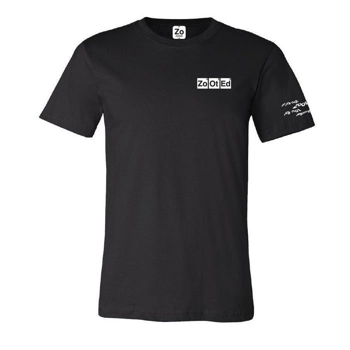 Zooted Brandz - Logo Black T Shirt - (1, 3, or 6 Count)-Novelty, Hats & Clothing