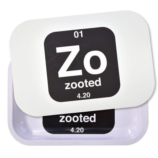 Zooted Brandz Metal Tray w/ Magnetic Lid - (1, 5 OR 10 Count)-Rolling Trays and Accessories